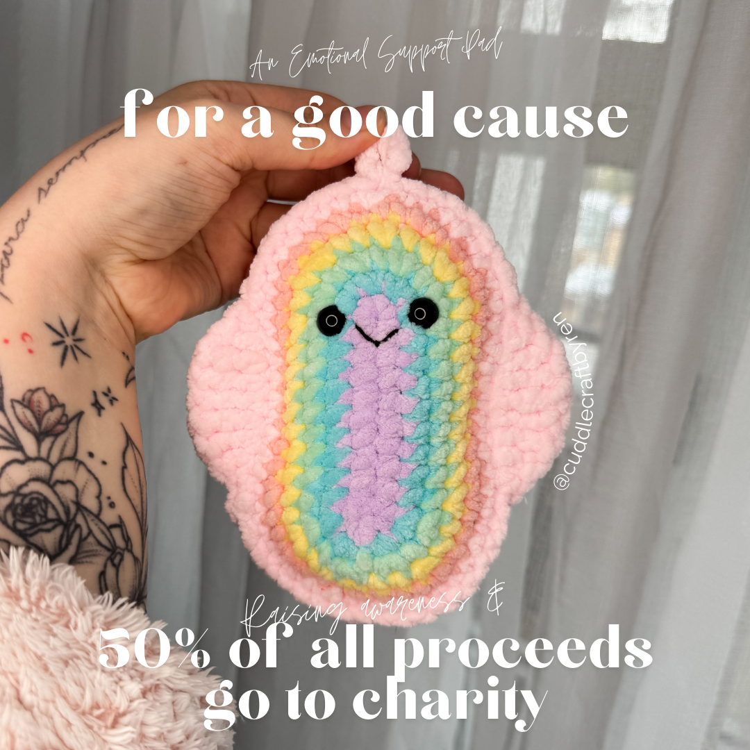 No-Sew Emotional Support Menstrual Pad *CROCHET PATTERN*