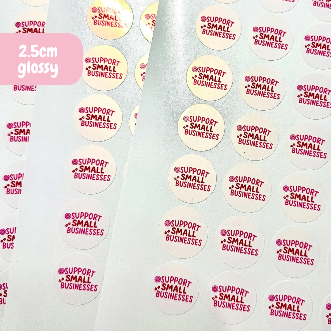 Custom Circle Sticker Sheet - Different Sizes