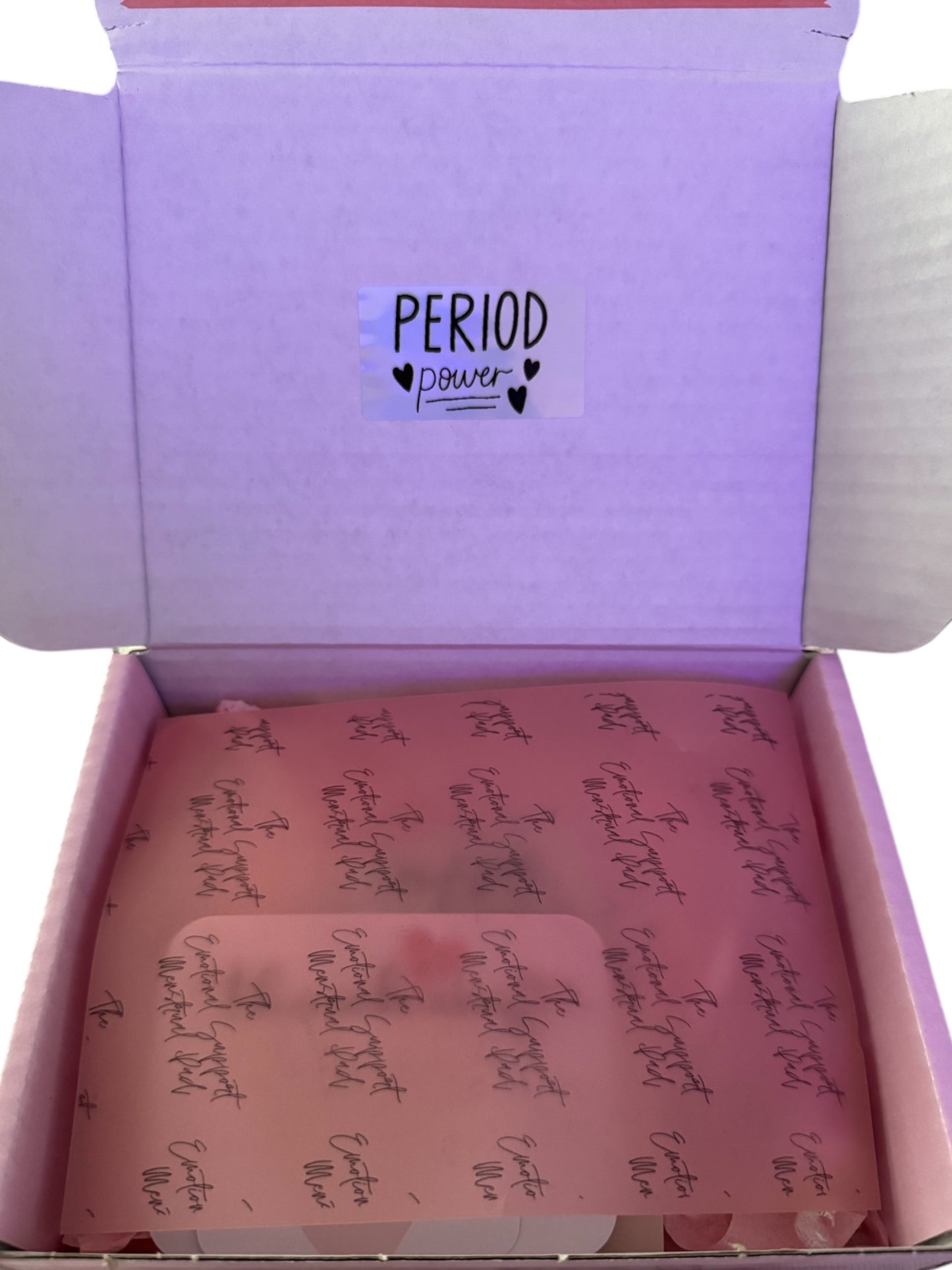 Premade Packaging - Vellum Sheets Emotional Support Menstrual Pad Plushie [Pack of 10]